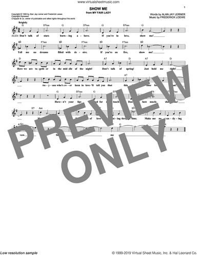 Show Me (from My Fair Lady)