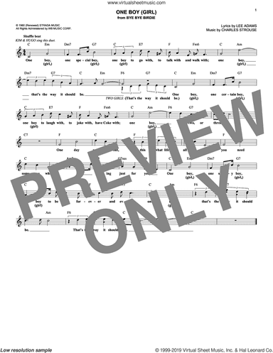 One Boy (Girl) (from Bye Bye Birdie)