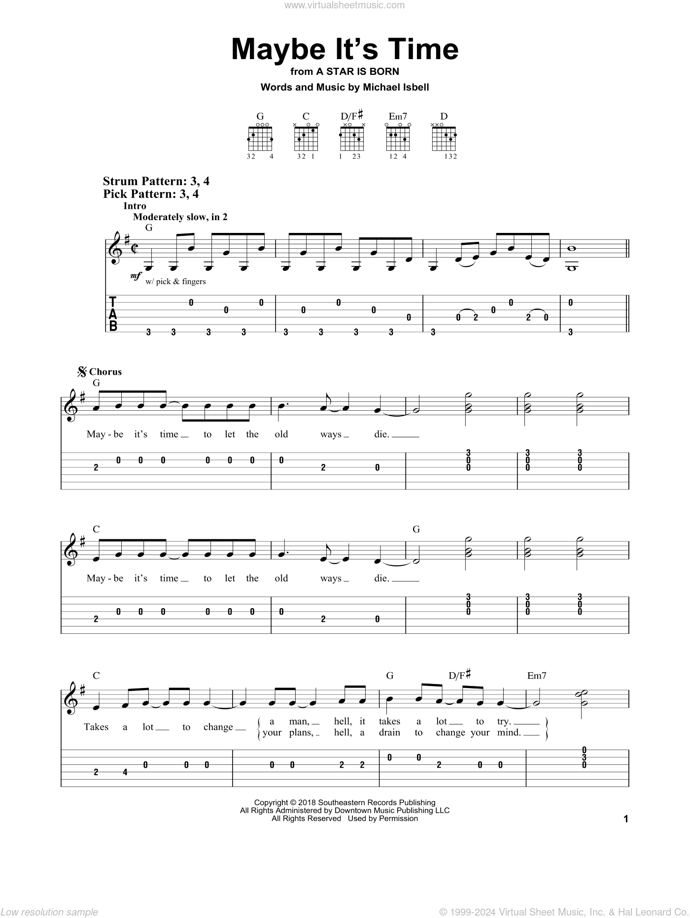 Maybe It's Time (from A Star Is Born)