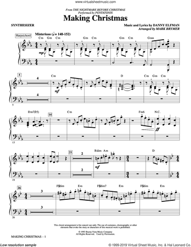 Making Christmas (from The Nightmare Before Christmas) (arr. Mark Brymer)