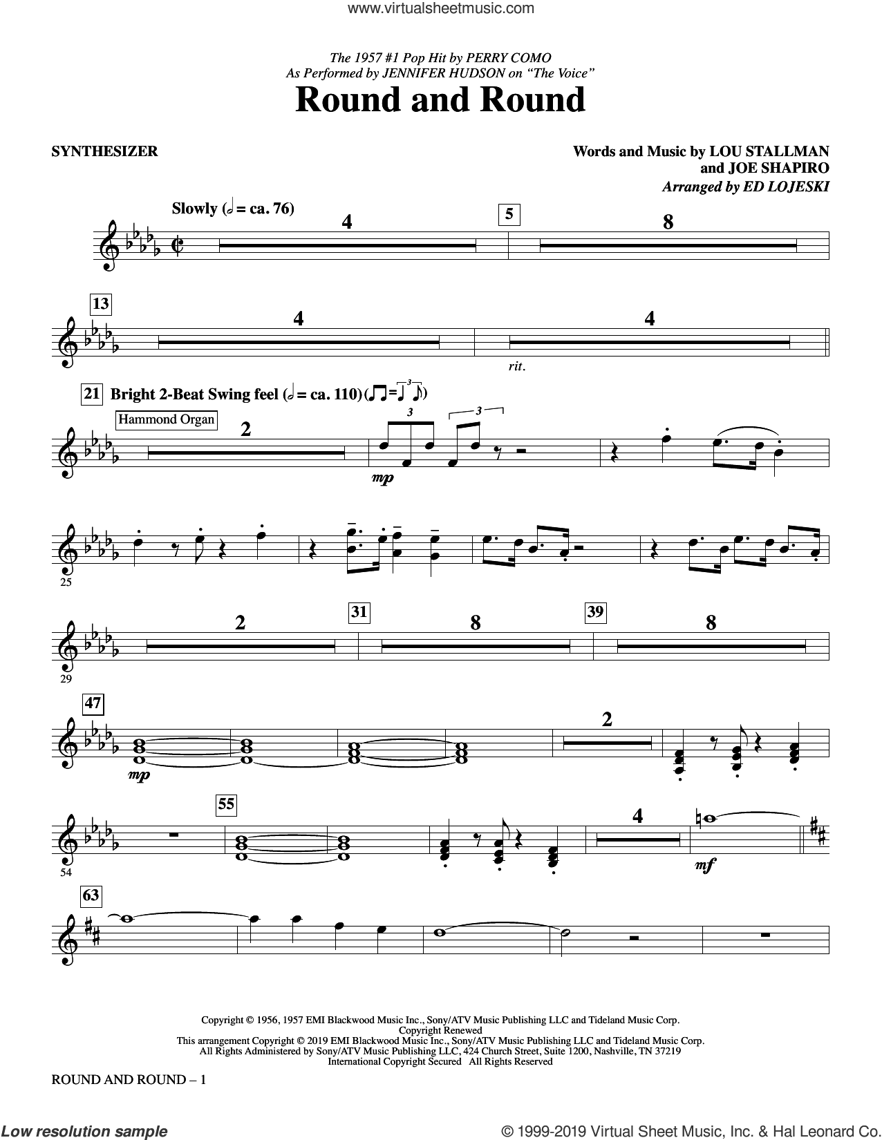 Round and Round (from The Voice) (arr. Ed Lojeski)