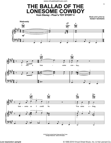 The Ballad Of The Lonesome Cowboy (from Toy Story 4)