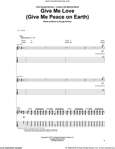 Give Me Love (Give Me Peace On Earth)