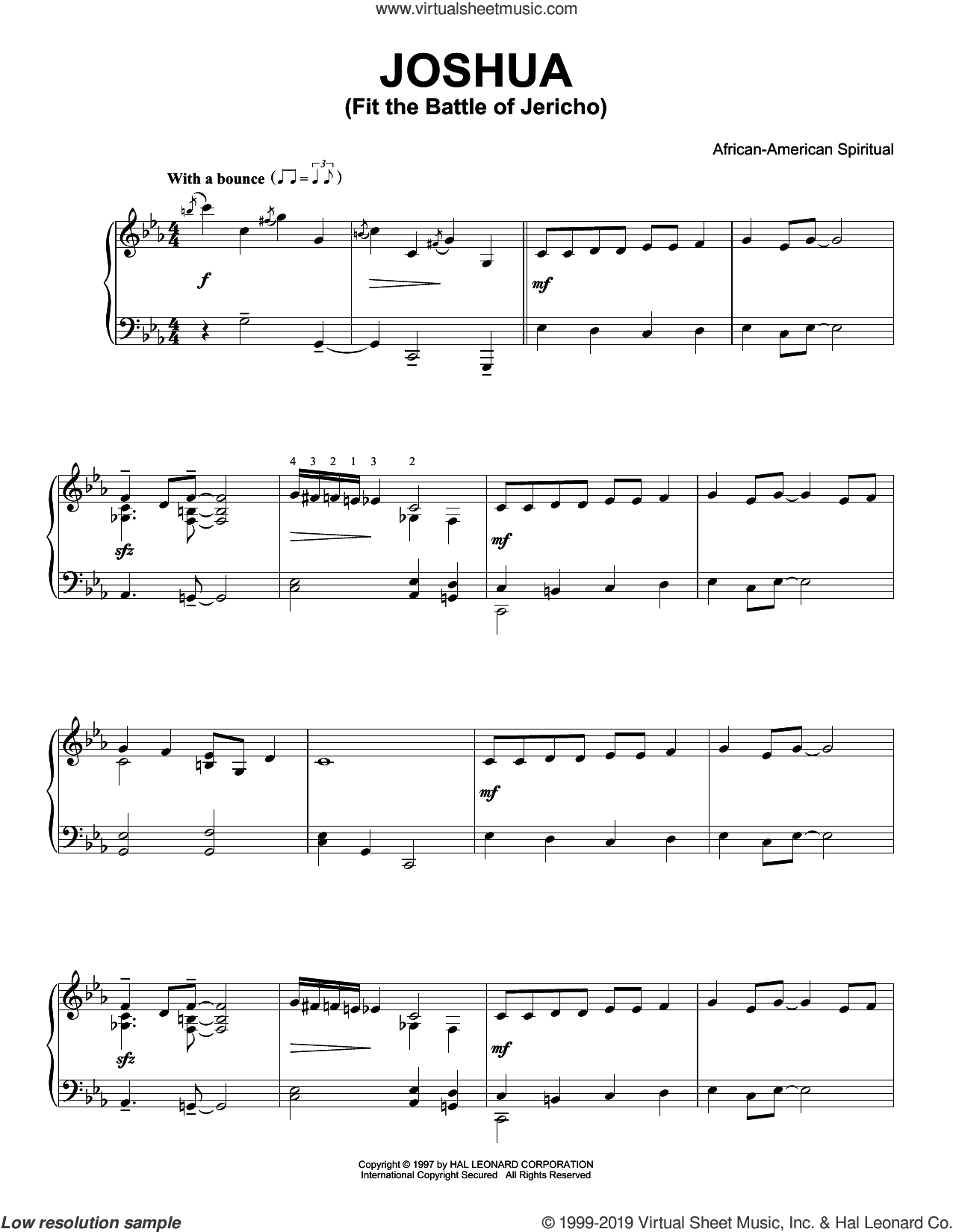 Joshua (Fit The Battle Of Jericho) (arr. Kurt Kaiser)