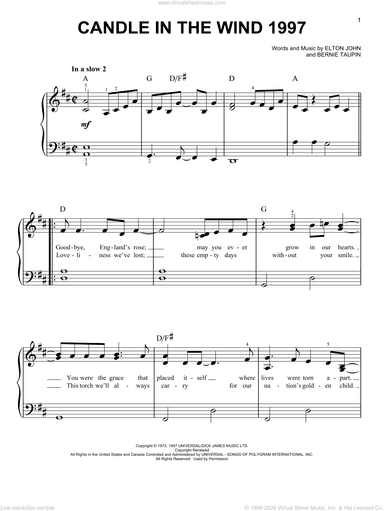 Candle In The Wind 1997