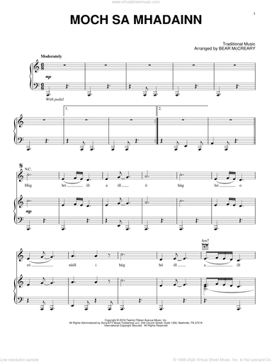Moch Sa Mhadainn (from Outlander)