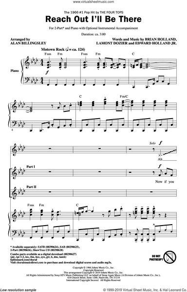 Reach Out I'll Be There (arr. Alan Billingsley)
