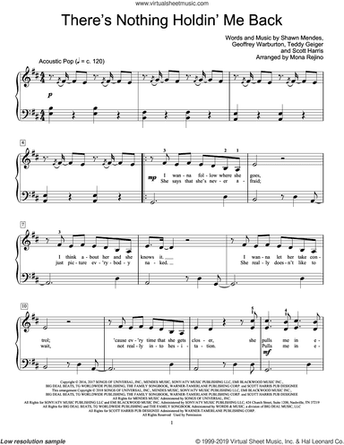 There's Nothing Holdin' Me Back (arr. Mona Rejino)