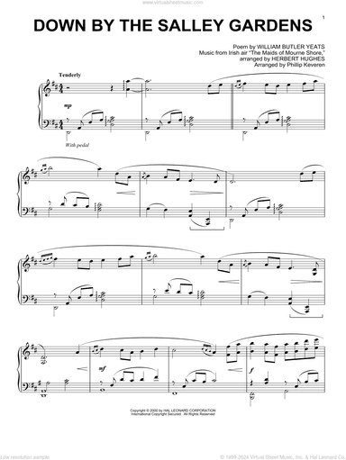 Down By The Sally Gardens (arr. Phillip Keveren)