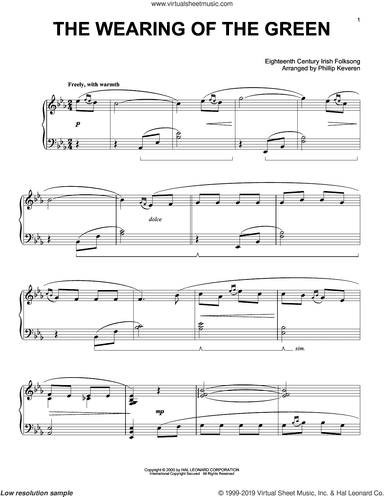 The Wearing Of The Green (arr. Phillip Keveren)