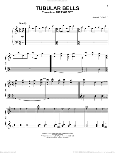 Tubular Bells (from The Excorcist)