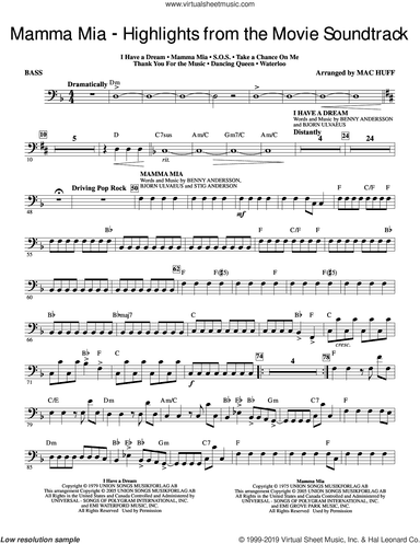 Mamma Mia! - Highlights from the Movie Soundtrack (arr. Mac Huff)
