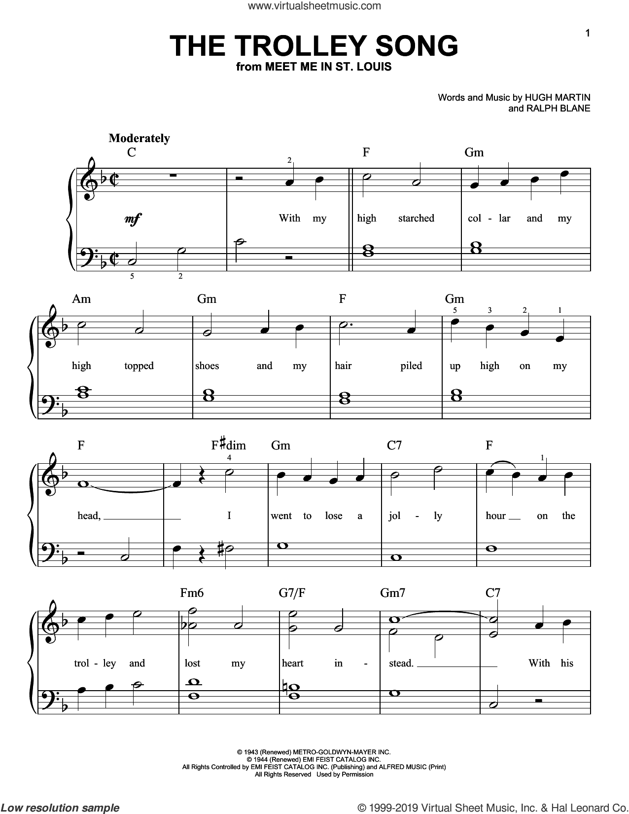 The Trolley Song (from Meet Me In St. Louis)