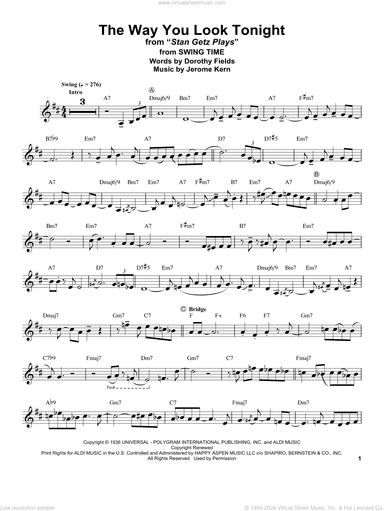 The Way You Look Tonight (from Swing Time)