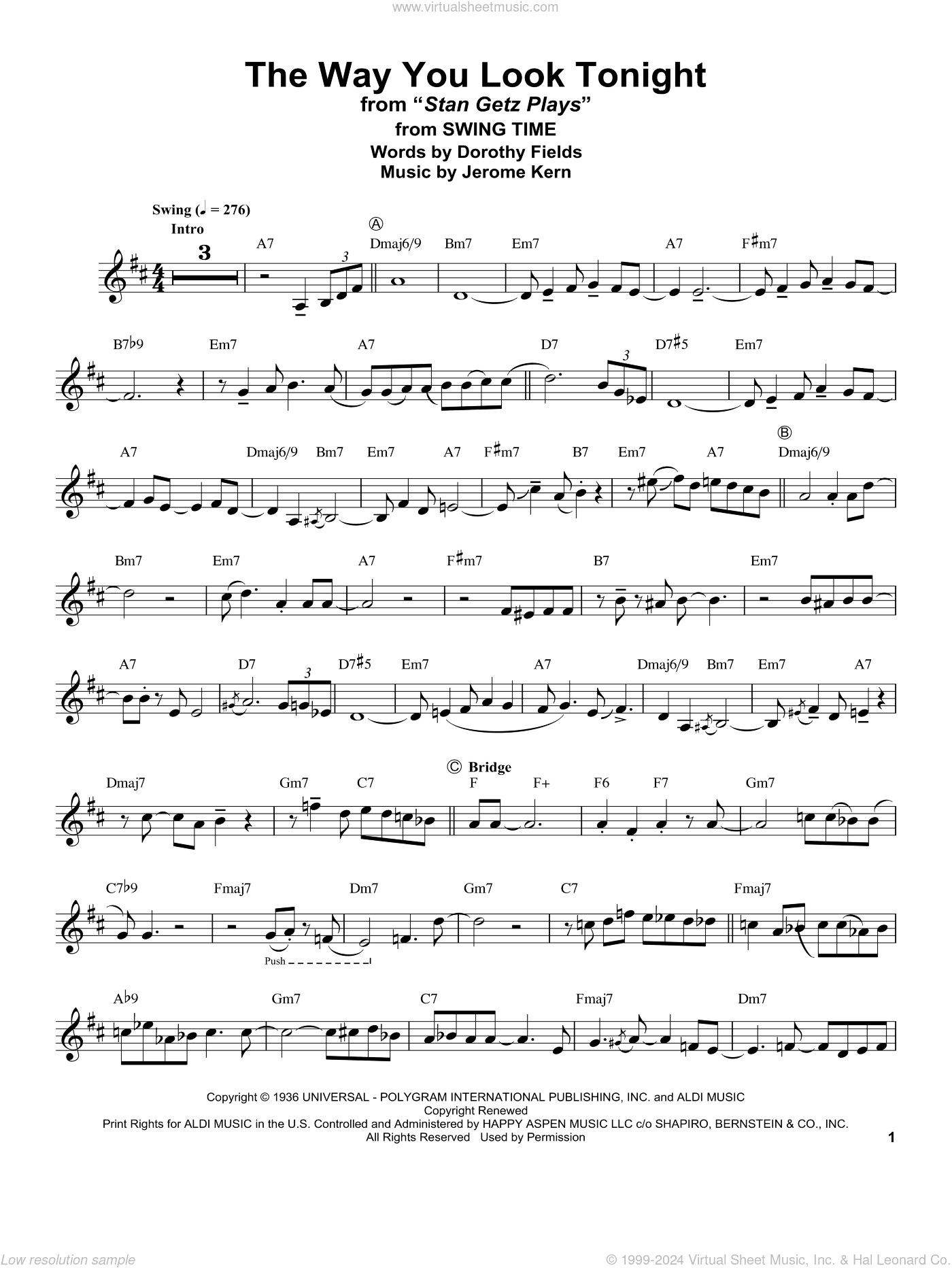 The Way You Look Tonight (from Swing Time)