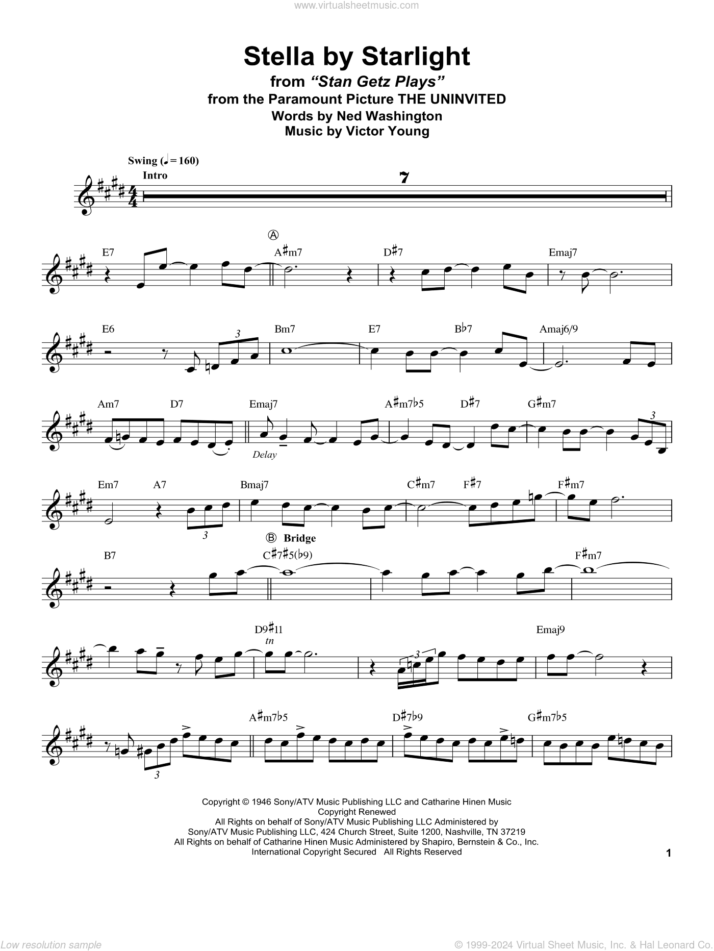 Stella By Starlight (from The Uninvited)