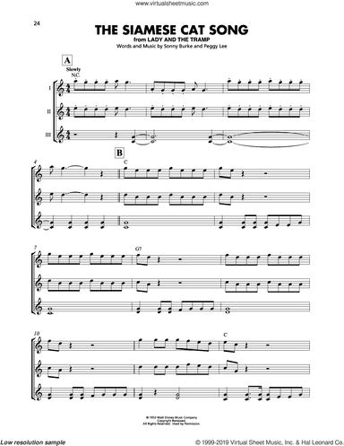 The Siamese Cat Song (from Lady And The Tramp)