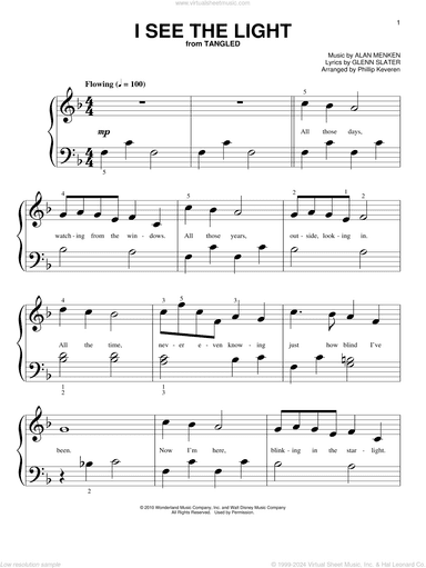 I See The Light (from Tangled) (arr. Phillip Keveren)