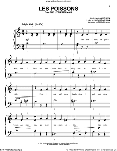 Les Poissons (from The Little Mermaid) (arr. Phillip Keveren)