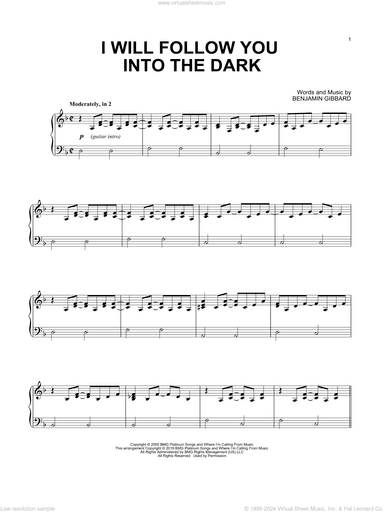 I Will Follow You Into The Dark