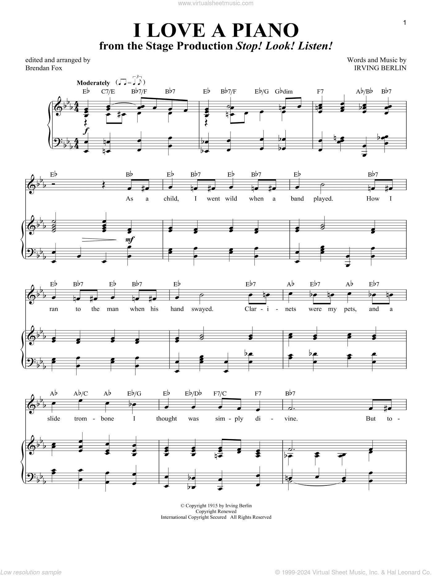 I Love A Piano