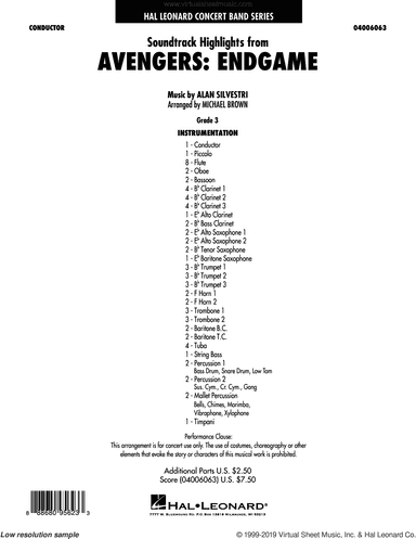 Soundtrack Highlights from Avengers: Endgame (arr. Michael Brown)