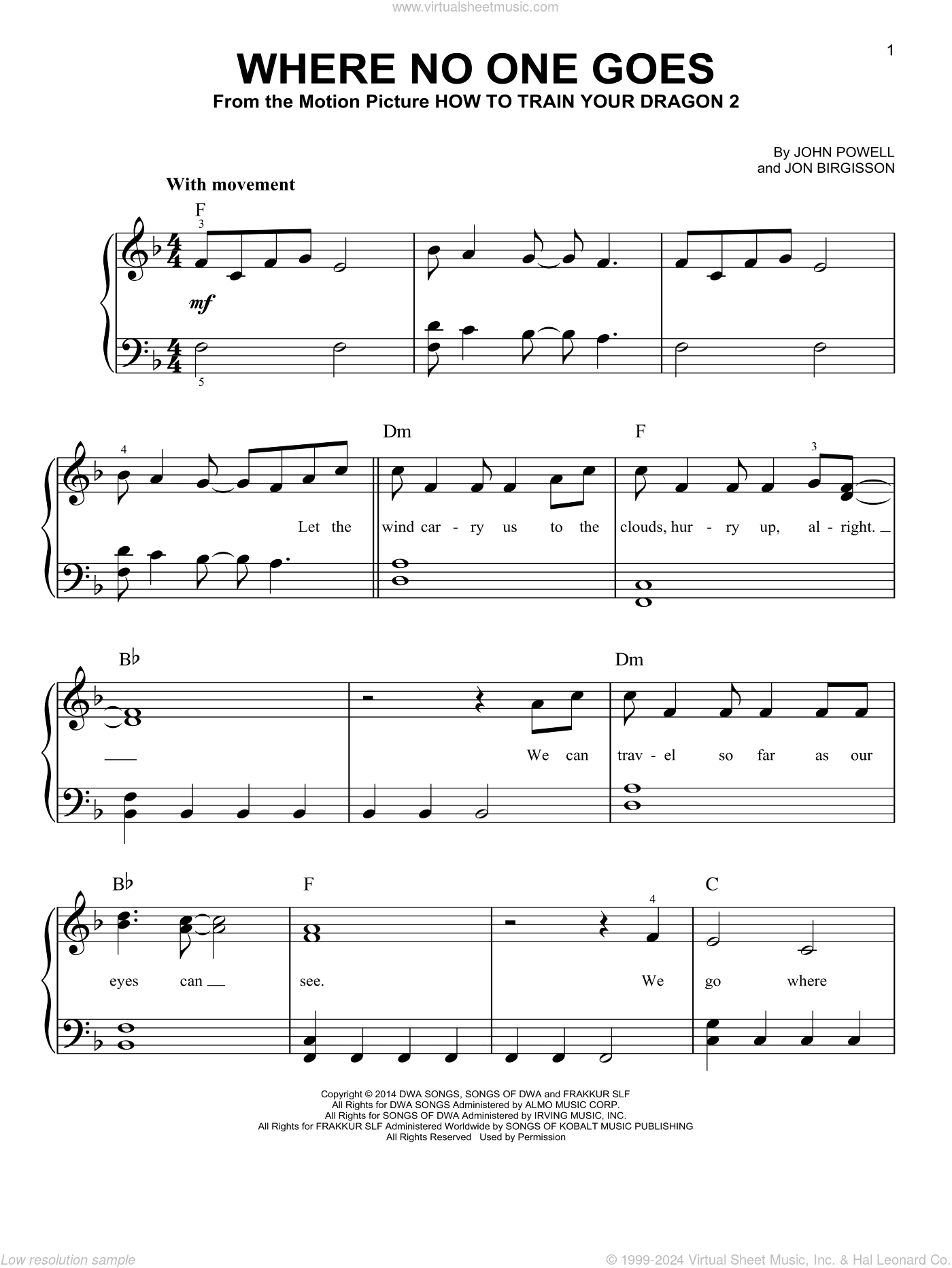 Where No One Goes (from How to Train Your Dragon 2)