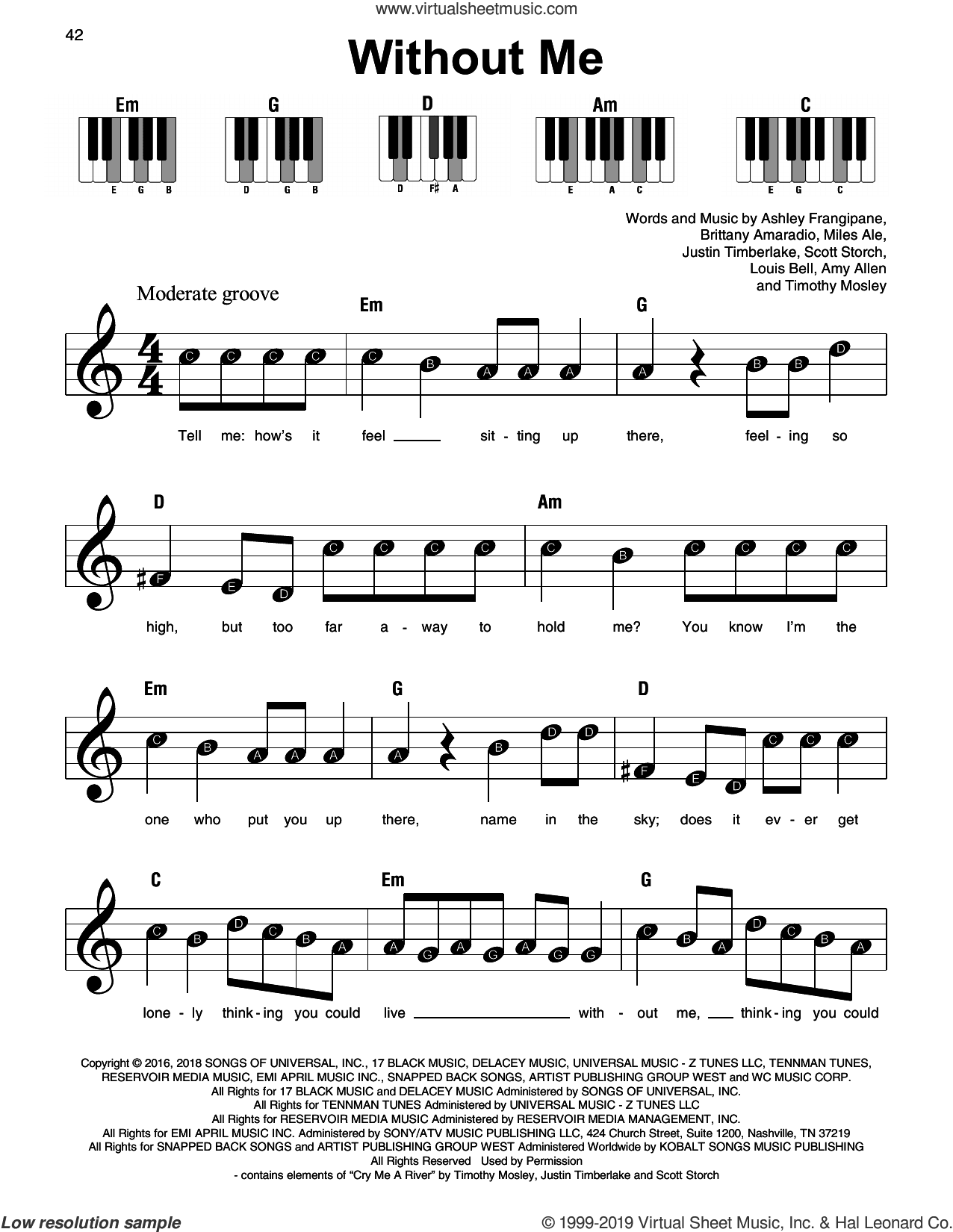 Without Me, (beginner)