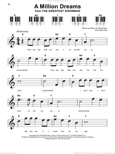 A Million Dreams (from The Greatest Showman)