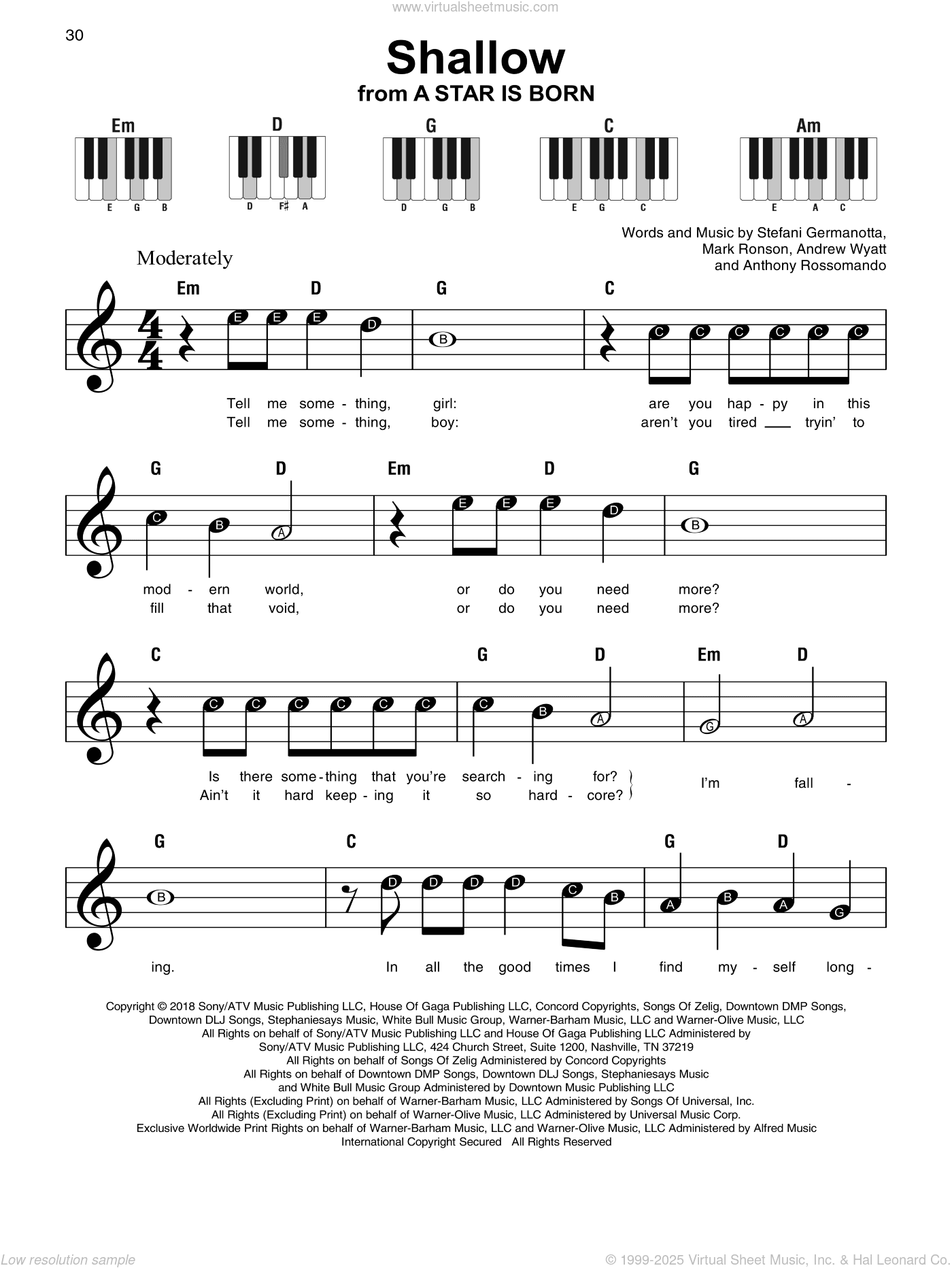 Shallow (from A Star Is Born)