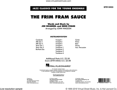 The Frim Fram Sauce (arr. John Wasson) (COMPLETE)
