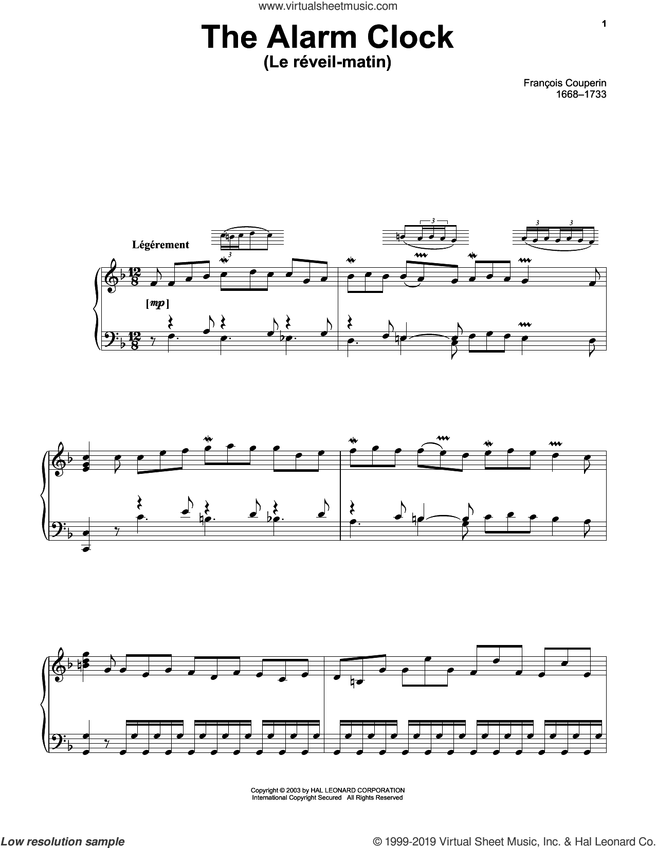 Le Reveil-Matin (The Alarm Clock)