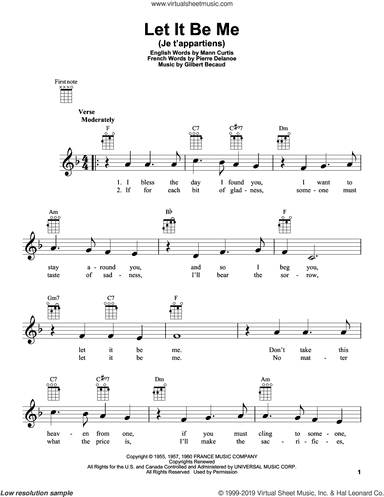 Let It Be Me (Je T'appartiens)