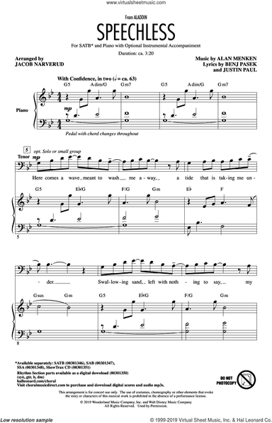 Speechless (from Disney's Aladdin) (arr. Jacob Narverud)