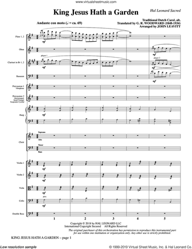 King Jesus Hath a Garden (arr. John Leavitt)