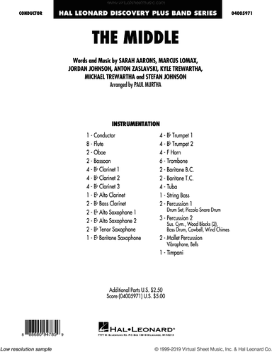 The Middle (arr. Paul Murtha) (COMPLETE)