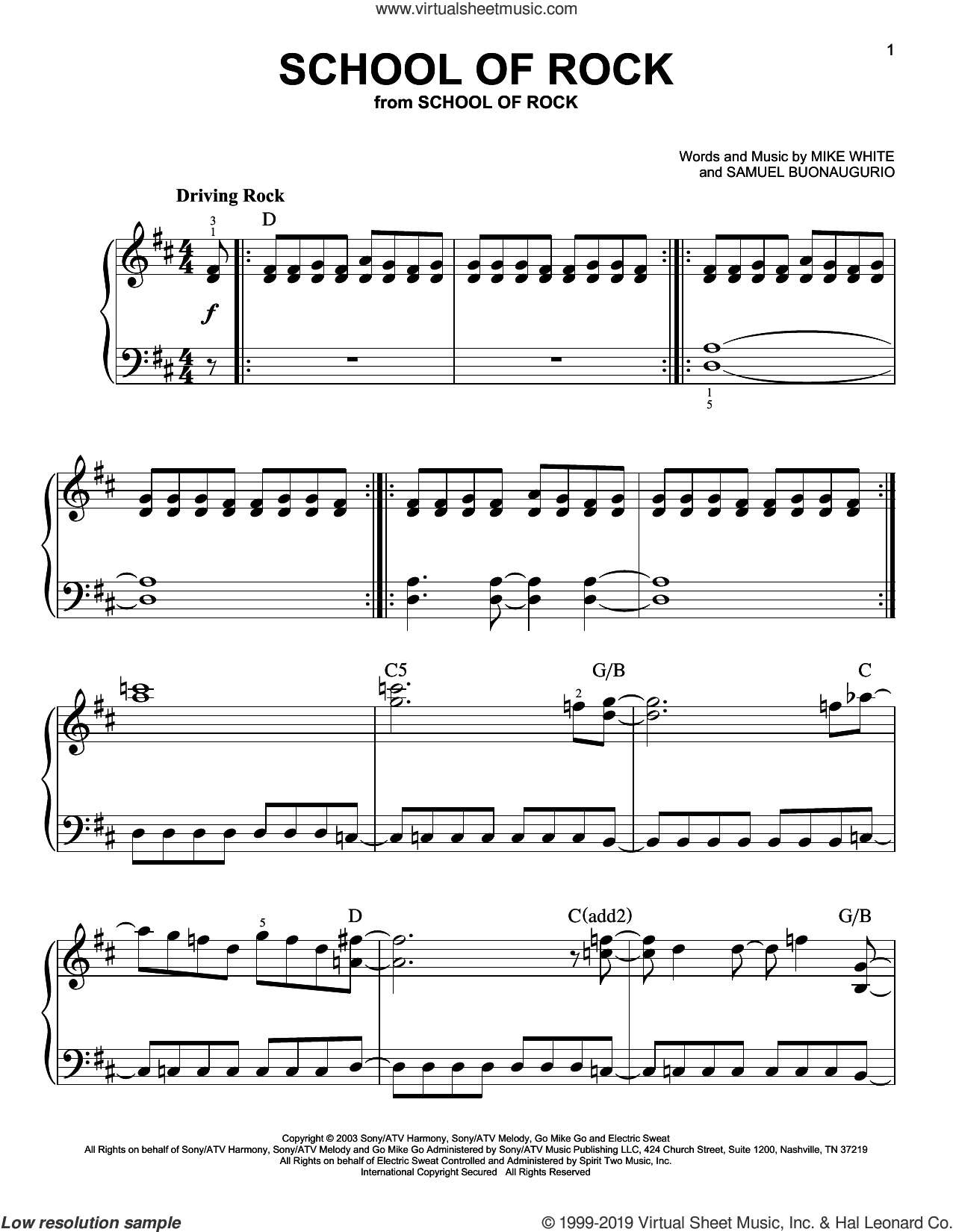 School Of Rock (from School of Rock: The Musical)