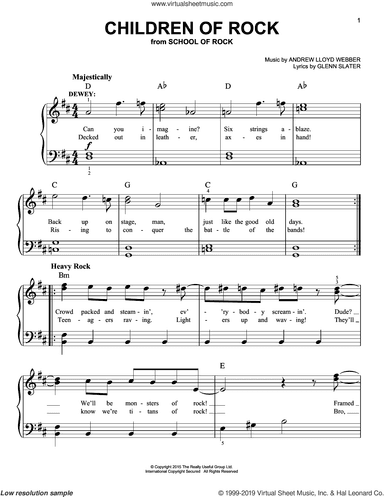 Children Of Rock (from School of Rock: The Musical)