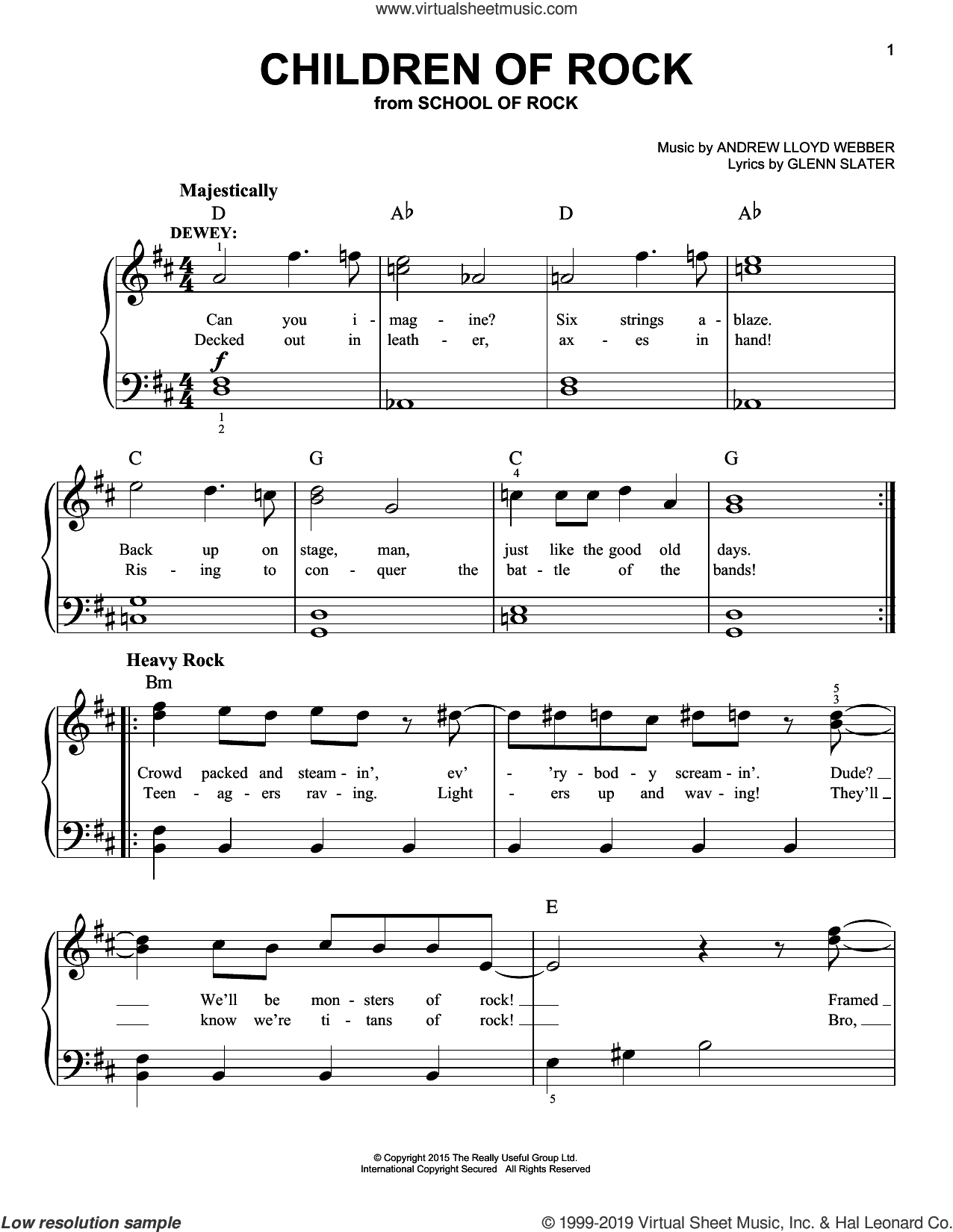 Children Of Rock (from School of Rock: The Musical)