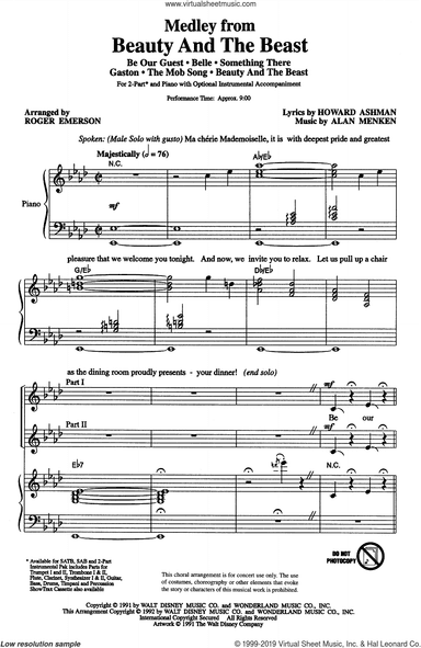 Beauty And The Beast (Medley) (arr. Roger Emerson)