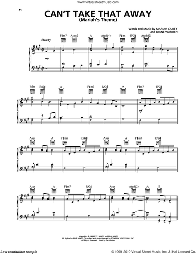 Can't Take That Away (Mariah's Theme)