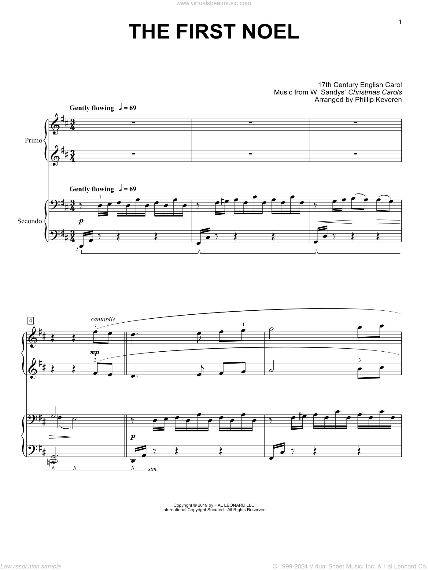 The First Noel (arr. Phillip Keveren)