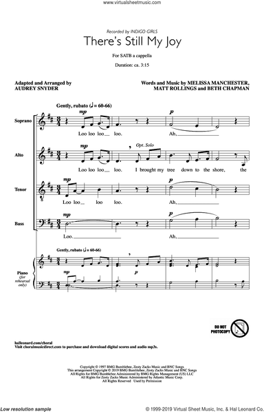 There's Still My Joy (arr. Audrey Snyder)