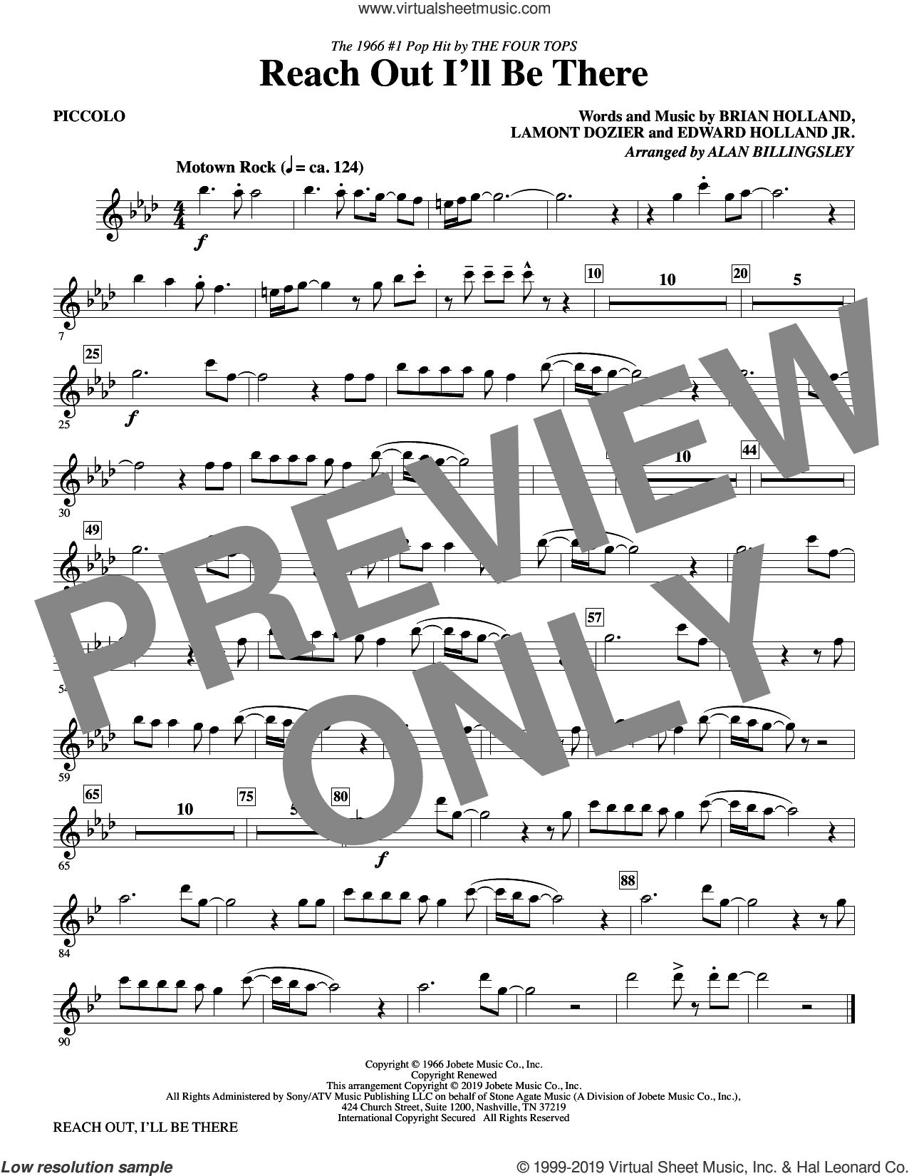 Reach Out I'll Be There (arr. Alan Billingsley)