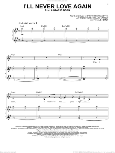 I'll Never Love Again (from A Star Is Born)