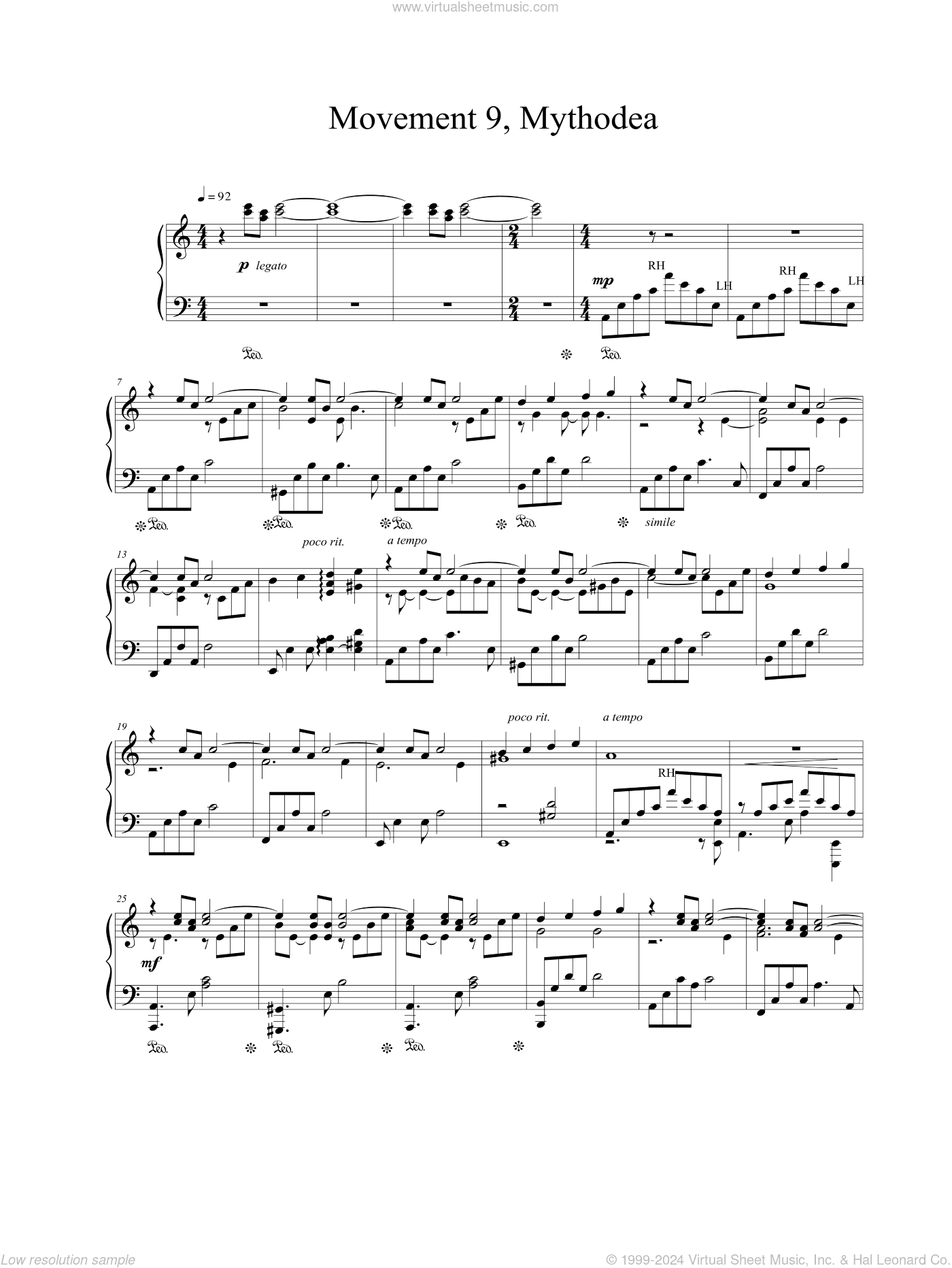 Movement 9, Mythodea