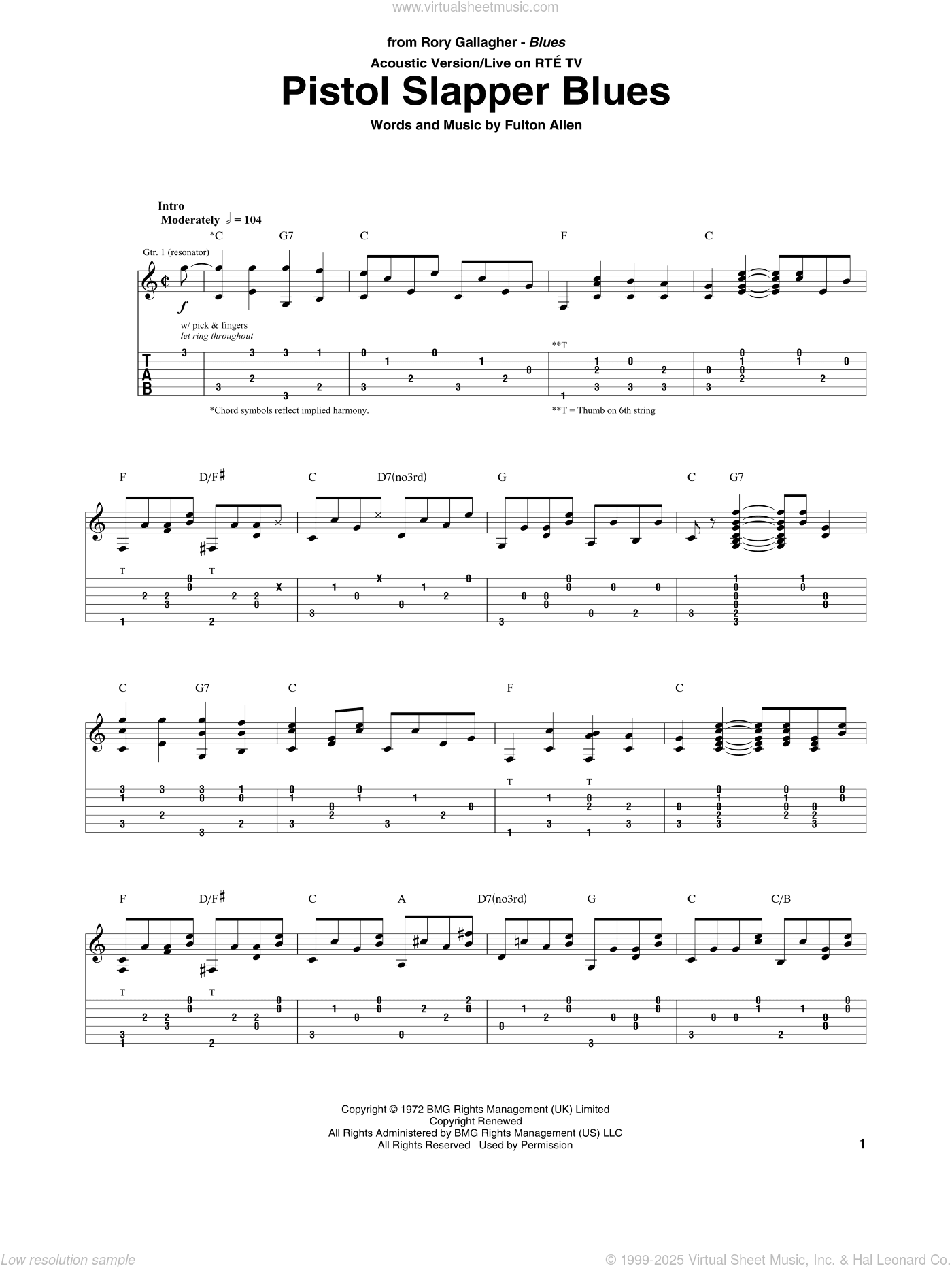 Pistol Slapper Blues