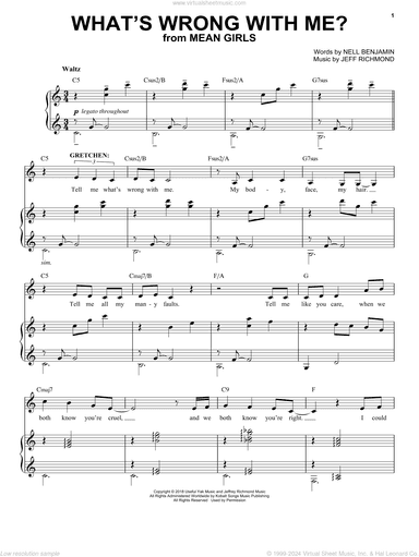 What's Wrong With Me? (from Mean Girls: The Broadway Musical)