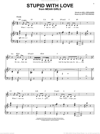 Stupid With Love (from Mean Girls: The Broadway Musical)