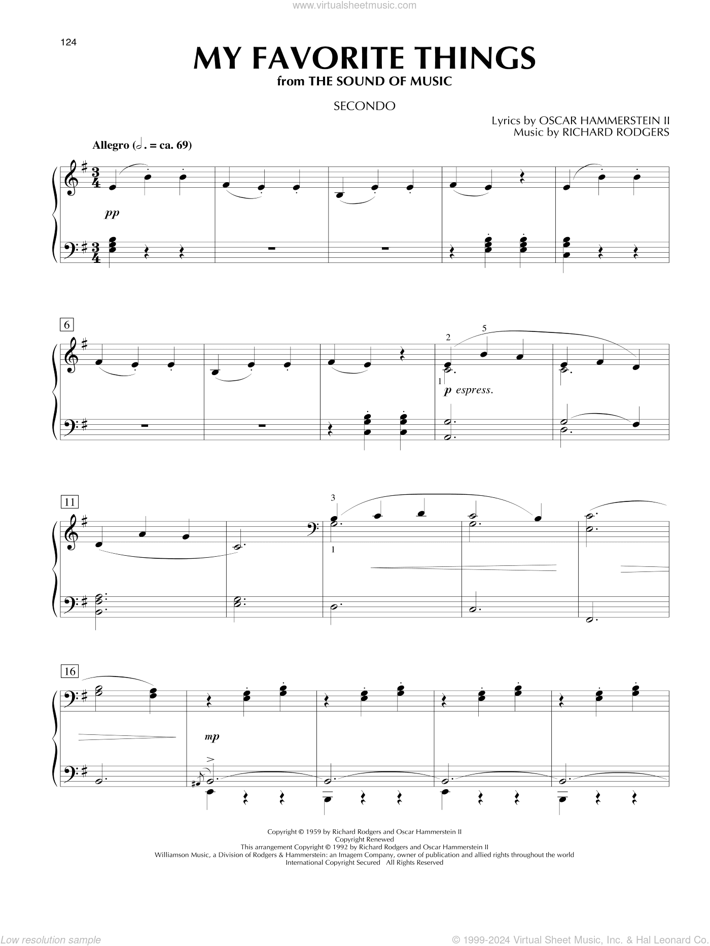 My Favorite Things (from The Sound Of Music)